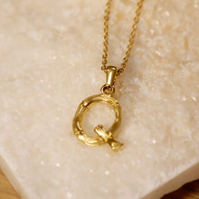 Load image into Gallery viewer, 18K Gold Plated Initial Alphabet A-Z Pendant Charm Necklaces
