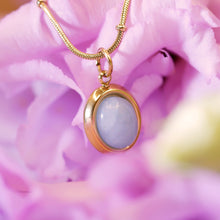 Load image into Gallery viewer, 18K Gold Plated Aquamarine Necklace