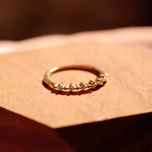 將圖片載入圖庫檢視器 18K Gold Plated Cubic Zirconia Ring - Gia