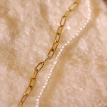 將圖片載入圖庫檢視器 18K Gold Plated Front Open Unbalanced Chain Heart Pendant Necklace