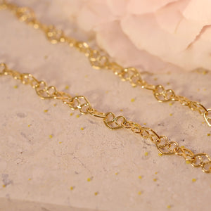 18K Gold Plated Heart Chain Necklace