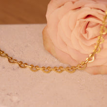 Load image into Gallery viewer, 18K Gold Plated Hollow-out Heart Chain Necklace