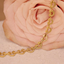 將圖片載入圖庫檢視器 18K Gold Plated Hollow-out Heart Chain Necklace