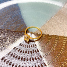 將圖片載入圖庫檢視器 18K Gold Plated 4-Claw Oversized Rectangle Cubic Zirconia Ring