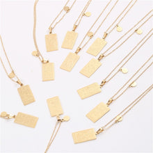 Load image into Gallery viewer, 18K Gold Plated 12 Constellations Pendant Charm Necklace