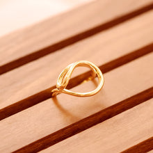 Load image into Gallery viewer, 18K Gold Plated Irregular Shaped Brass Ring