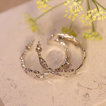 Load image into Gallery viewer, 18K Gold Plated / Silver Plated Lava Hoop Earrings