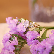 將圖片載入圖庫檢視器 18K Gold Plated Light Purple Cubic Zirconia Ring - Karina