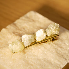 Load image into Gallery viewer, 18K Gold Plated Natural Stone Barrette