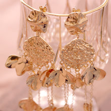 Load image into Gallery viewer, 18K Gold Plated Oversized Vintage Statement Boho Dangle Earrings