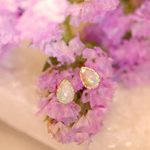 將圖片載入圖庫檢視器 18K Gold Plated Water Drop Shaped Opal Collection