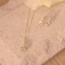 Load image into Gallery viewer, 18K Gold Plated Water Drop Shaped White Crystal Collection