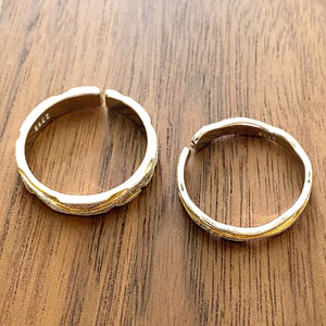 2-Tone Couple Open Rings