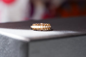 18K Gold Plated Pearl Ring - Priscilla