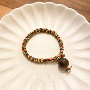 Custom Made 5 Color Rope Agarwood Bracelet