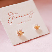 Load image into Gallery viewer, S925 Silver Flower Stud Earrings