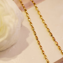 將圖片載入圖庫檢視器 18K Gold Plated Baroque Pearl Drop Chain Necklace