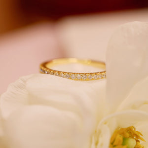 18K Gold Plated Cubic Zirconia Ring - Gaile