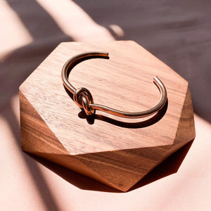 Knot Bracelet in Brass / S925 Silver