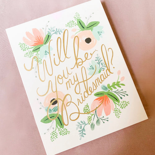 Blushing Bridesmaid - Wedding Card from RIFLE PAPER CO.