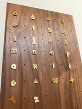 將圖片載入圖庫檢視器 18K Gold Plated Titanium iLetter A-Z Monogram Alphabet Earrings