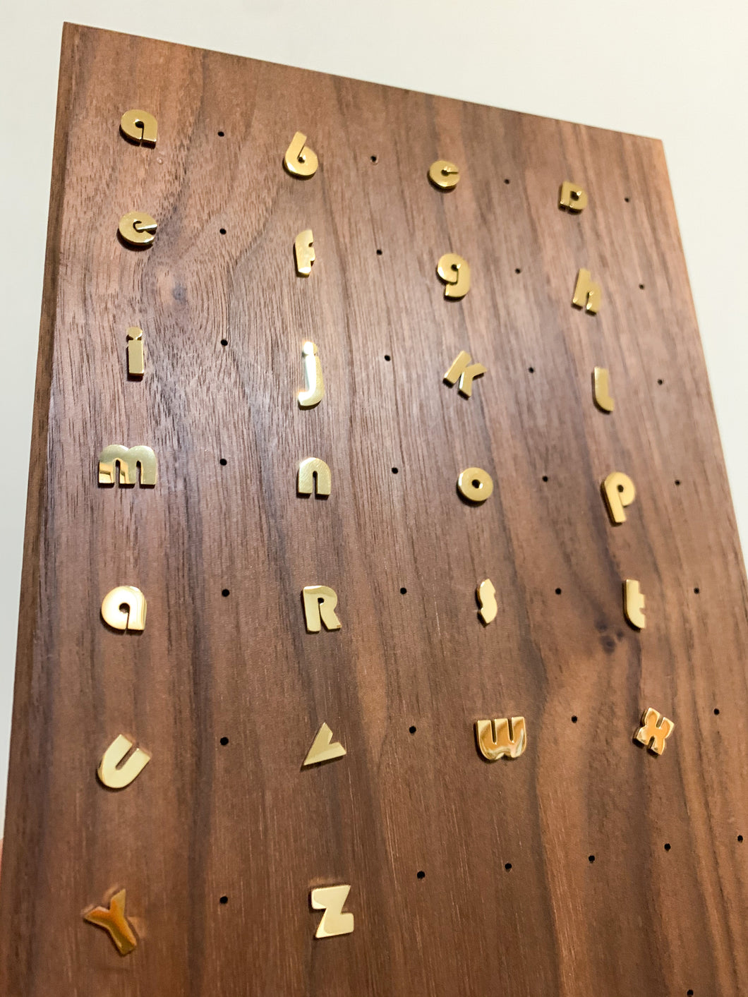 18K Gold Plated Titanium iLetter A-Z Monogram Alphabet Earrings