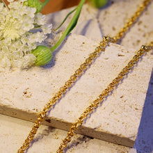 Load image into Gallery viewer, 18K Gold Plated Chunky Textured Cable Chain Necklace