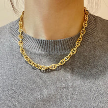 Load image into Gallery viewer, 18K Gold Plated Pig Nose Chain Necklace