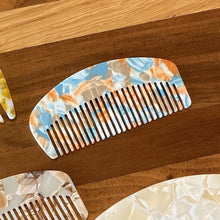 Load image into Gallery viewer, Multicolour French Style Tortoise Shell Resin Combs - Sunset