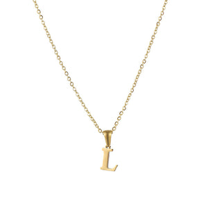 Personalized Initial Alphabet A-Z Pendant Charm Necklace
