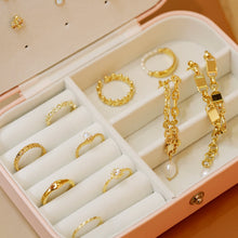 將圖片載入圖庫檢視器 Jewelry Box Deluxe Set with 10pcs Jewelries