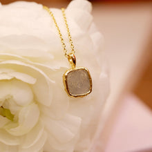 Load image into Gallery viewer, 18K Gold Plated Lazuli Stone Necklace