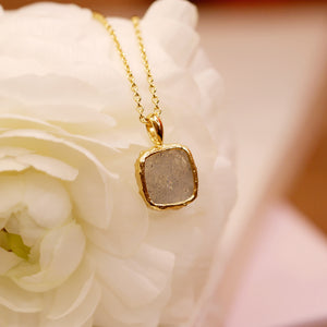 18K Gold Plated Lazuli Stone Necklace