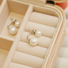 Load image into Gallery viewer, S925 Silver 2-Way Double Pearl Ear Jacket