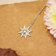 Load image into Gallery viewer, S925 Silver Sun Necklace