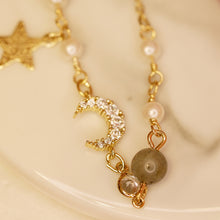 Load image into Gallery viewer, 18K Gold Plated Starry Pearl Bracelet