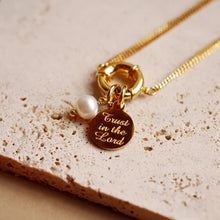 Load image into Gallery viewer, 18K Gold Plated “Trust in the Lord” Double Chain Necklace