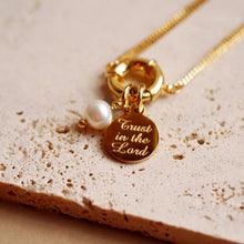 Load image into Gallery viewer, 18K Gold Plated “Trust in the Lord” Double Chain Necklace