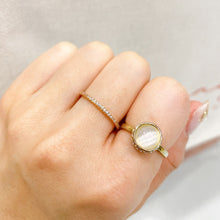 Load image into Gallery viewer, 18K Gold Plated Open Opal Ring